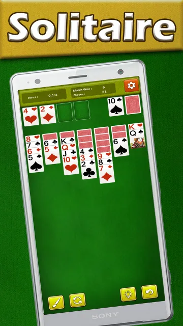 Solitaire: old Windows Game — Screenshots 1