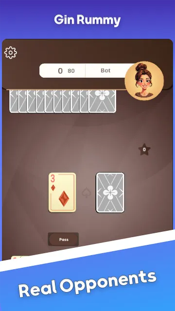 Gin Rummy: Classic Online Game — Screenshots 3