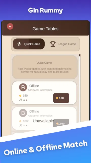 Gin Rummy: Classic Online Game — Screenshots 4
