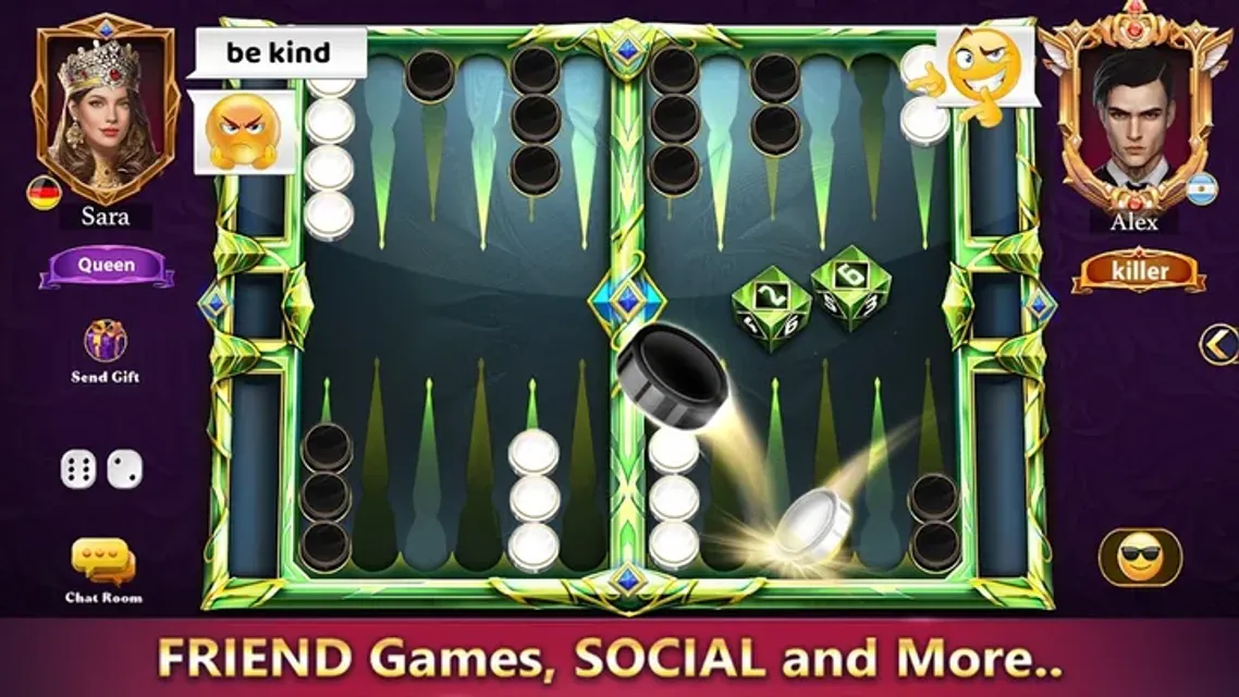 Cafe Backgammon: Board Game — Screenshots 6